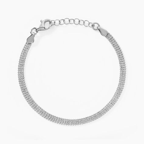 Bracelet Kelline Argent Blanc - Bracelets Multirangs Femme | Histoire d&rsquo;Or
