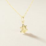 Pendentif Kalinka Tortue Or Jaune - Anniversaire Famille | Histoire d&rsquo;Or