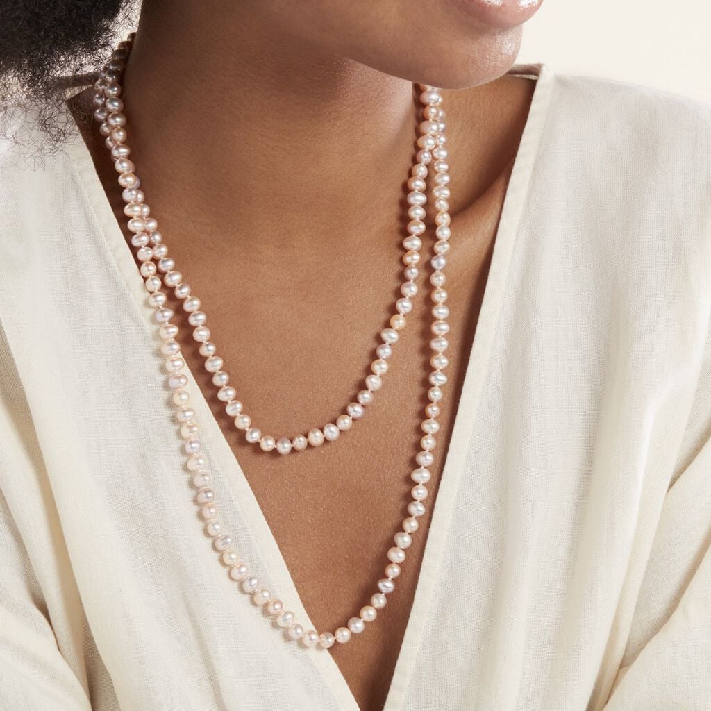 Collier Sautoir Mabella Perle De Culture - Colliers pierre Femme | Histoire d&rsquo;Or