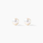 Boucles D'oreilles Puces Kesya Or Jaune Perle De Culture - Boucles d'oreilles mariage Femme | Histoire d&rsquo;Or