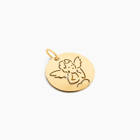 Pendentif Ange Rond Or Jaune - Pendentifs ange Enfant | Histoire d&rsquo;Or