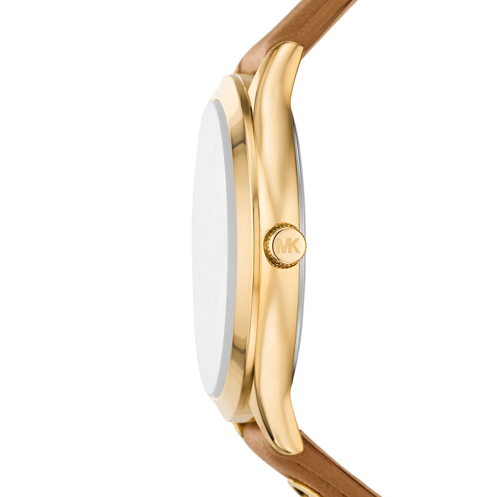 Montre Michael Kors Slim Runway Blanc - Montres &eacute;tanches Femme | Histoire d&rsquo;Or