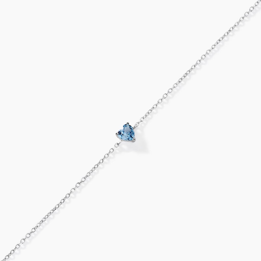 Bracelet Kelvyn Argent Blanc Oxyde De Zirconium - Bracelets Pierre Femme | Histoire d&rsquo;Or