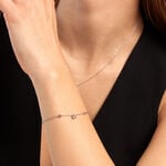 Bracelet Honey Argent Blanc Oxyde De Zirconium - Bracelets Pierre Femme | Histoire d&rsquo;Or