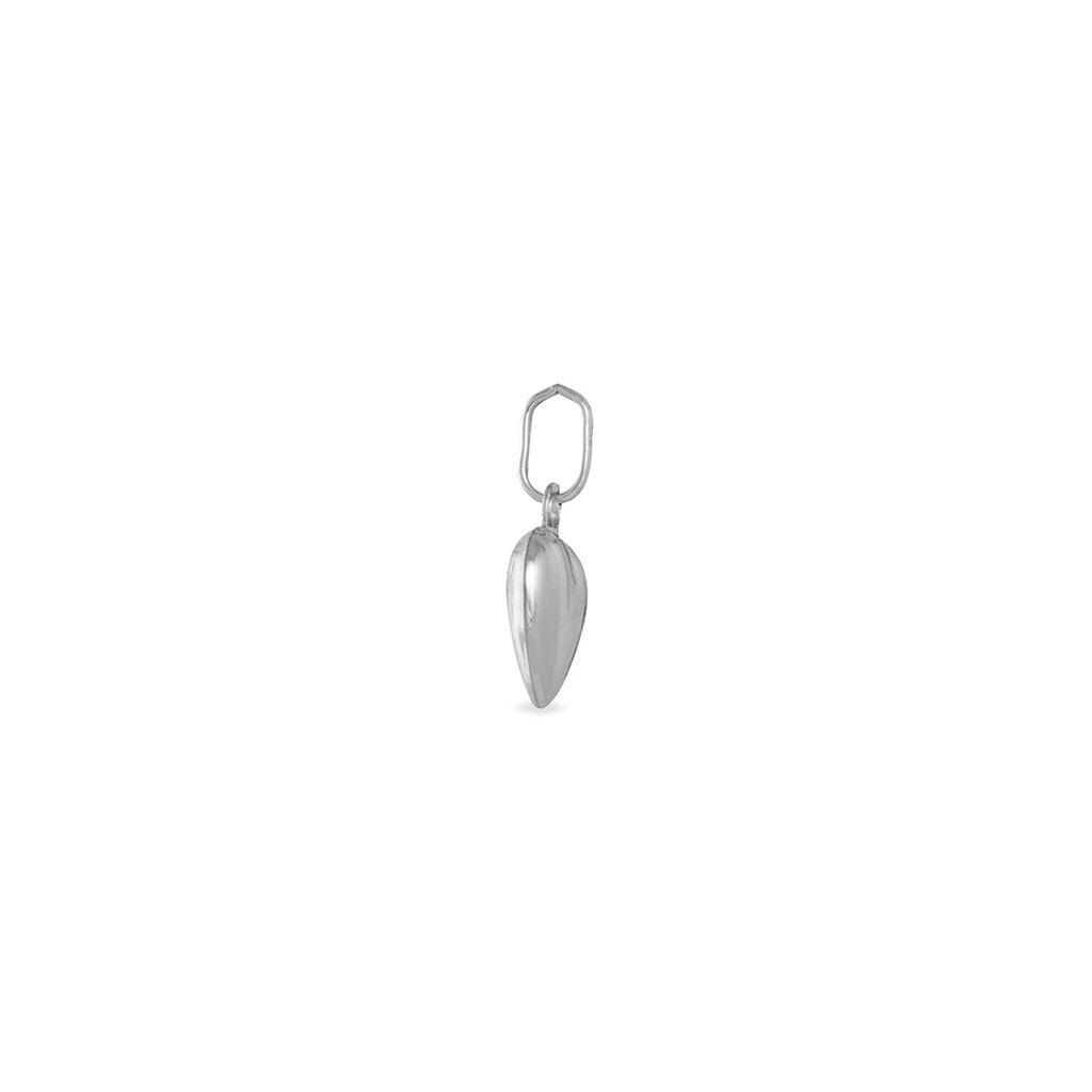 Pendentif Eudocie Coeur Lisse Or Blanc - Pendentifs Famille | Histoire d&rsquo;Or