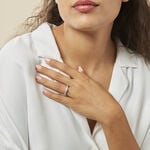 Bague Marie-angelina Argent Blanc Oxyde De Zirconium - Bagues avec pierre Femme | Histoire d&rsquo;Or