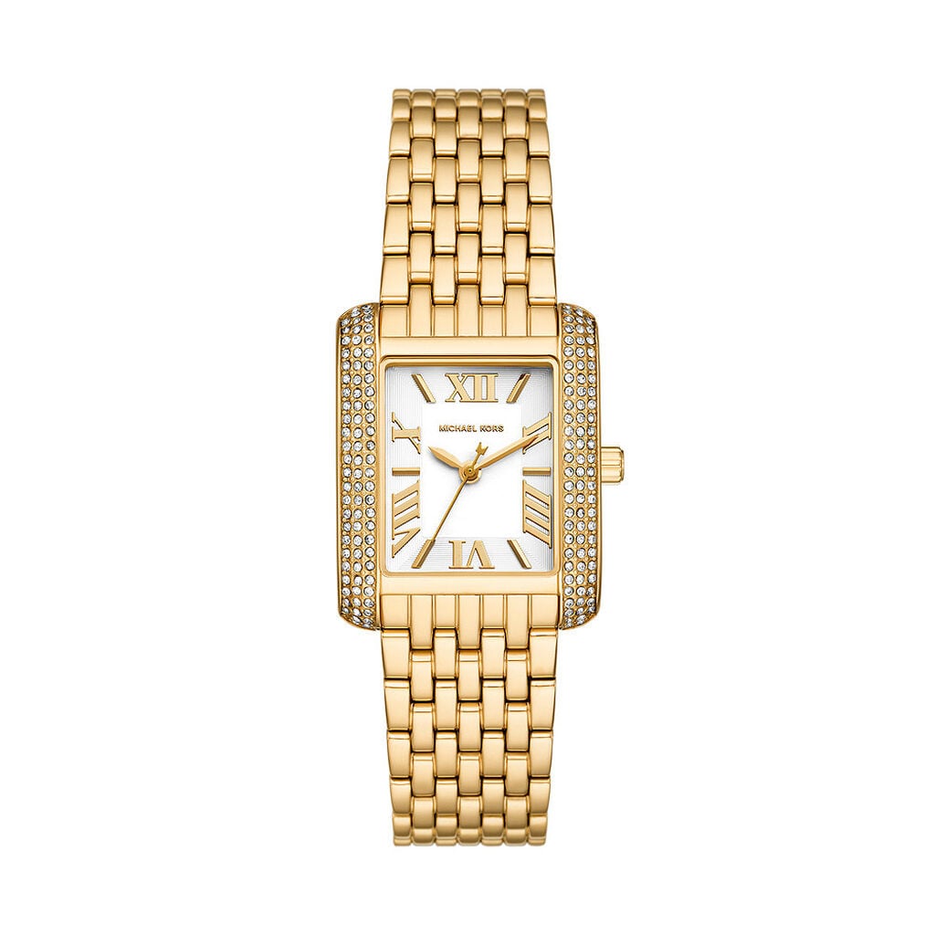 Montre Michael Kors Emery Blanc - Montres &eacute;tanches Femme | Histoire d&rsquo;Or