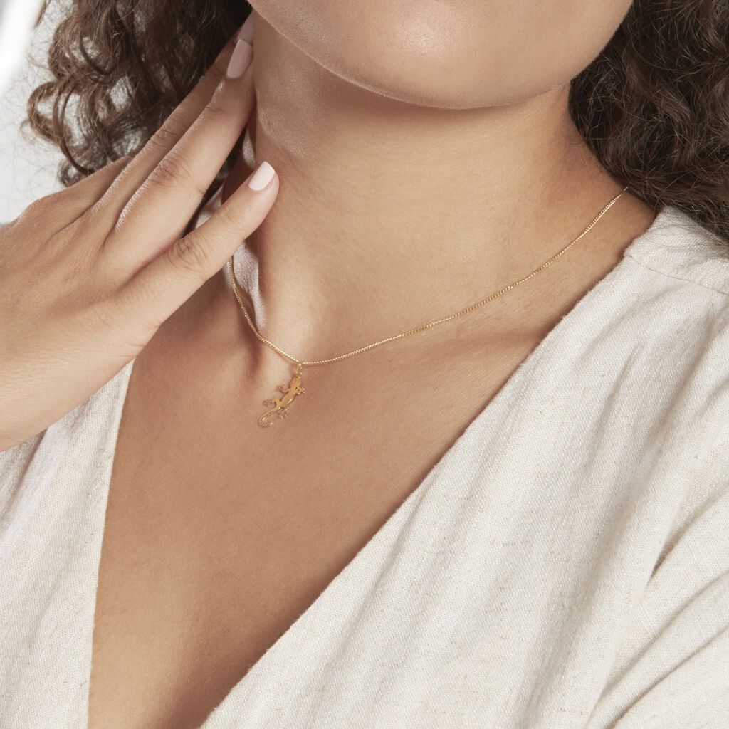 Pendentif Guila Salamandre Or Jaune - Anniversaire Femme | Histoire d&rsquo;Or