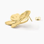 Boucles D'oreilles Puces Barbade Acier Jaune - Boucles d'oreilles fantaisie Femme | Histoire d&rsquo;Or