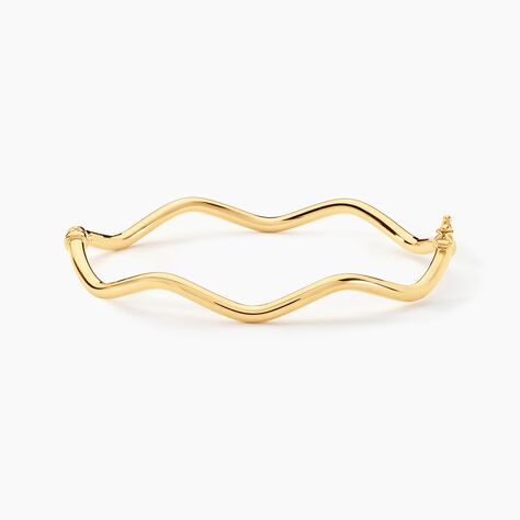 Bracelet Jonc Jennie Ondule Or Jaune - Bracelets joncs Femme | Histoire d&rsquo;Or