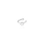 Bague D'h&eacute;lix Unitaire Anass Argent Blanc Oxyde De Zirconium - Boucles d'oreilles empierr&eacute;es Femme | Histoire d&rsquo;Or