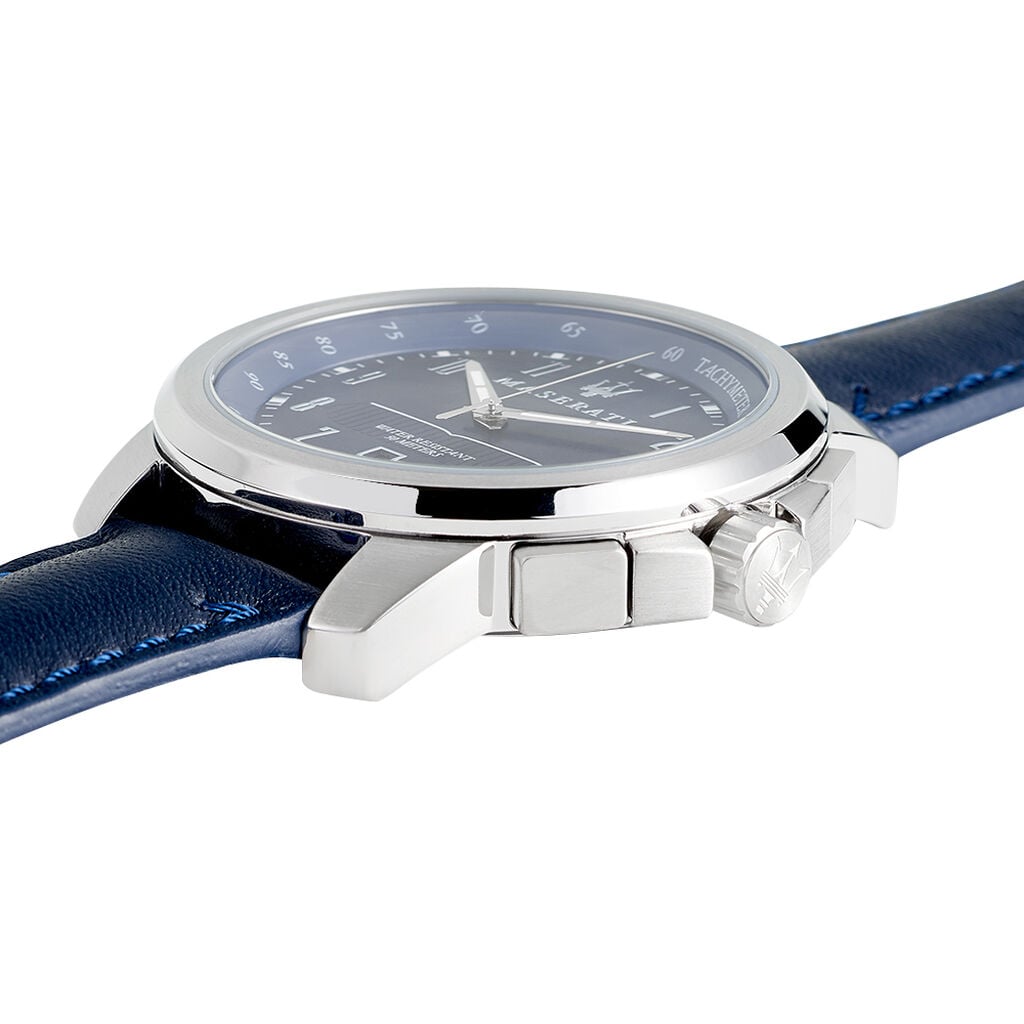 Montre Maserati Successo Bleu - Montres &eacute;tanches Homme | Histoire d&rsquo;Or