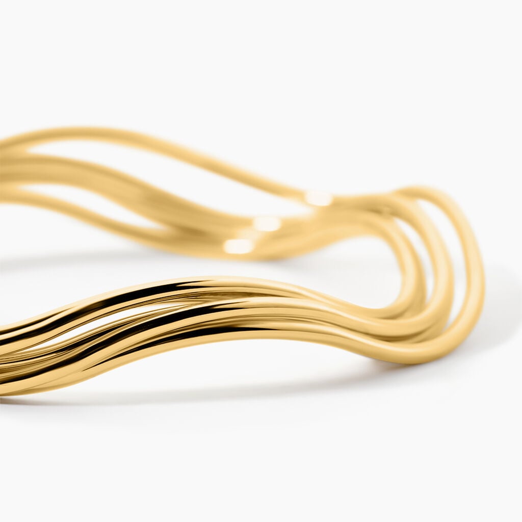 Jonc Goldess Acier Jaune - Bracelets joncs Femme | Histoire d&rsquo;Or