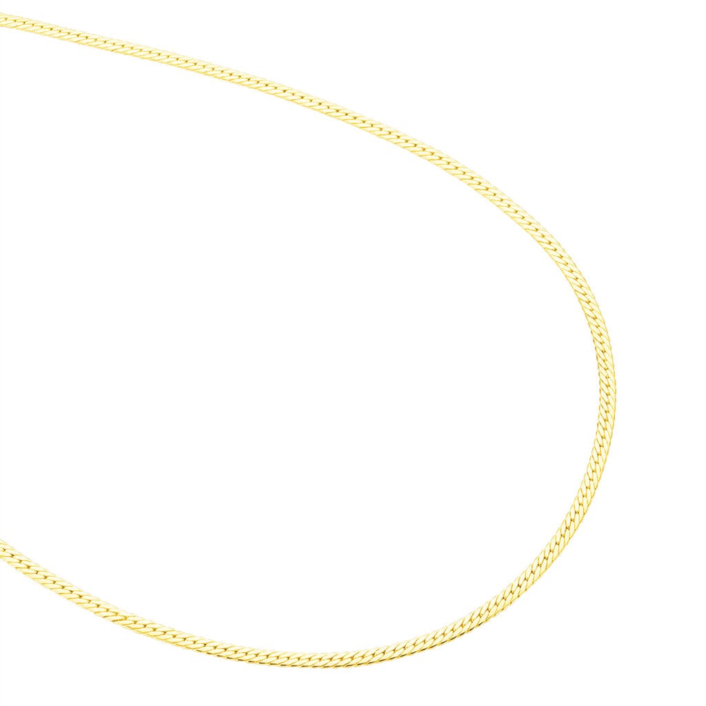Collier Or Jaune Izel Maille Anglaise - Chaines Femme | Histoire d&rsquo;Or