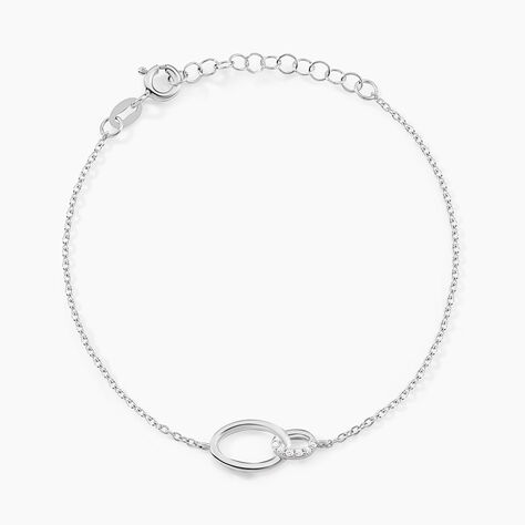 Bracelet Loline Argent Blanc Oxyde De Zirconium - Bracelets Pierre Femme | Histoire d&rsquo;Or