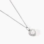 Collier Calvi Argent Blanc Oxyde De Zirconium - Colliers fantaisie Femme | Histoire d&rsquo;Or