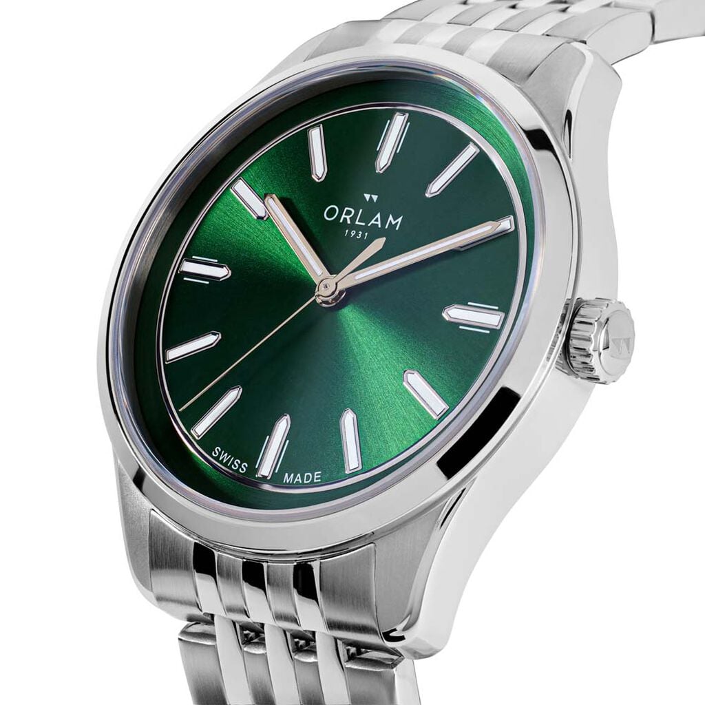 Montre Orlam Cadence Vert - Montres suisses Homme | Histoire d&rsquo;Or