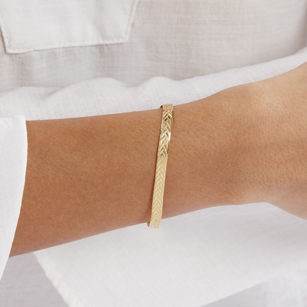 Bracelet Argent Jaune Alay - Bracelets fantaisie Femme | Histoire d&rsquo;Or