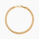 Bracelet Jany Maille Palmier Or Jaune - Bracelets maille Femme | Histoire d&rsquo;Or