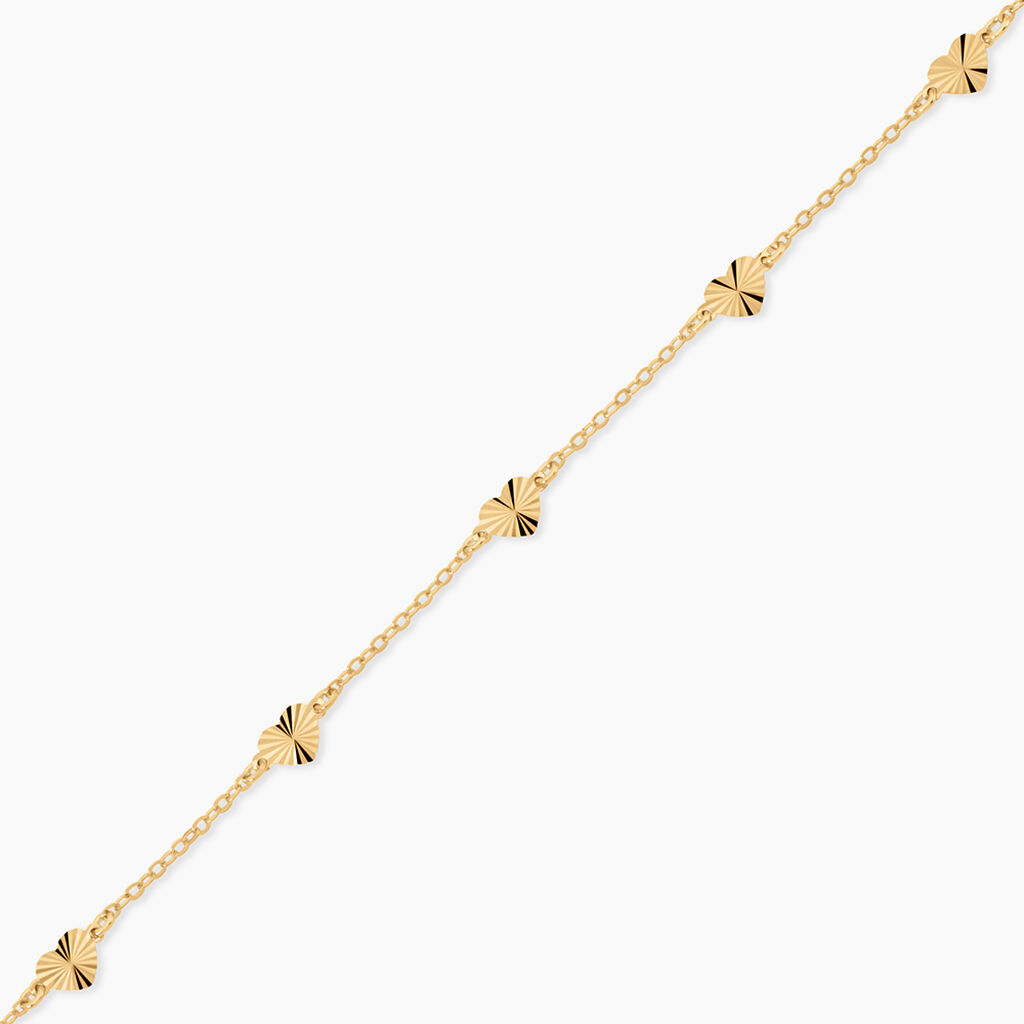 Bracelet Vainui Argent Dor&eacute; A L'Or 750/1000 - Bijoux sans pierre Femme | Histoire d&rsquo;Or