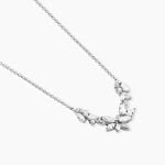 Collier Glow Up Argent Blanc Oxyde De Zirconium - Anniversaire Femme | Histoire d&rsquo;Or