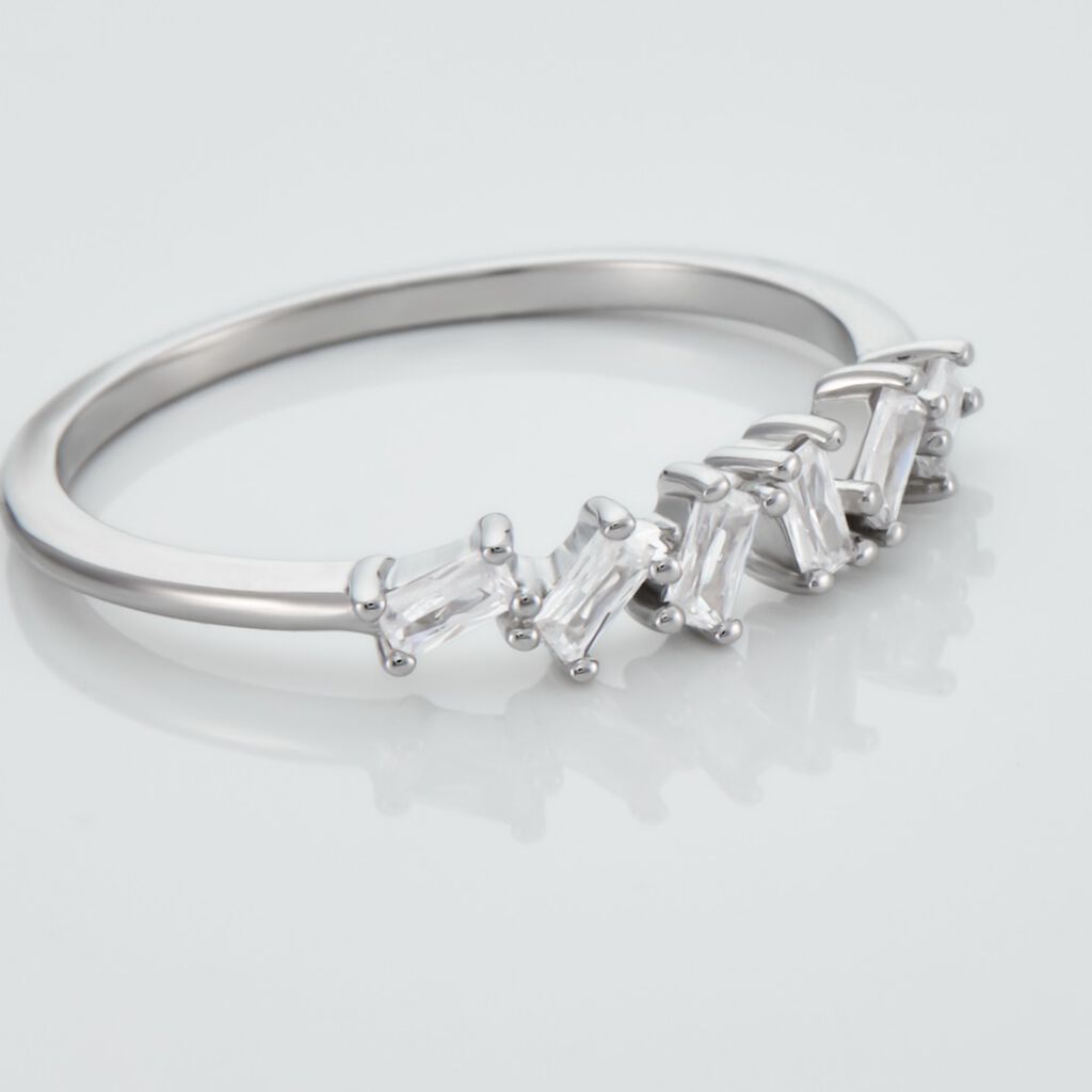 Bague Adonia Argent Blanc Oxyde De Zirconium - Bagues avec pierre Femme | Histoire d&rsquo;Or