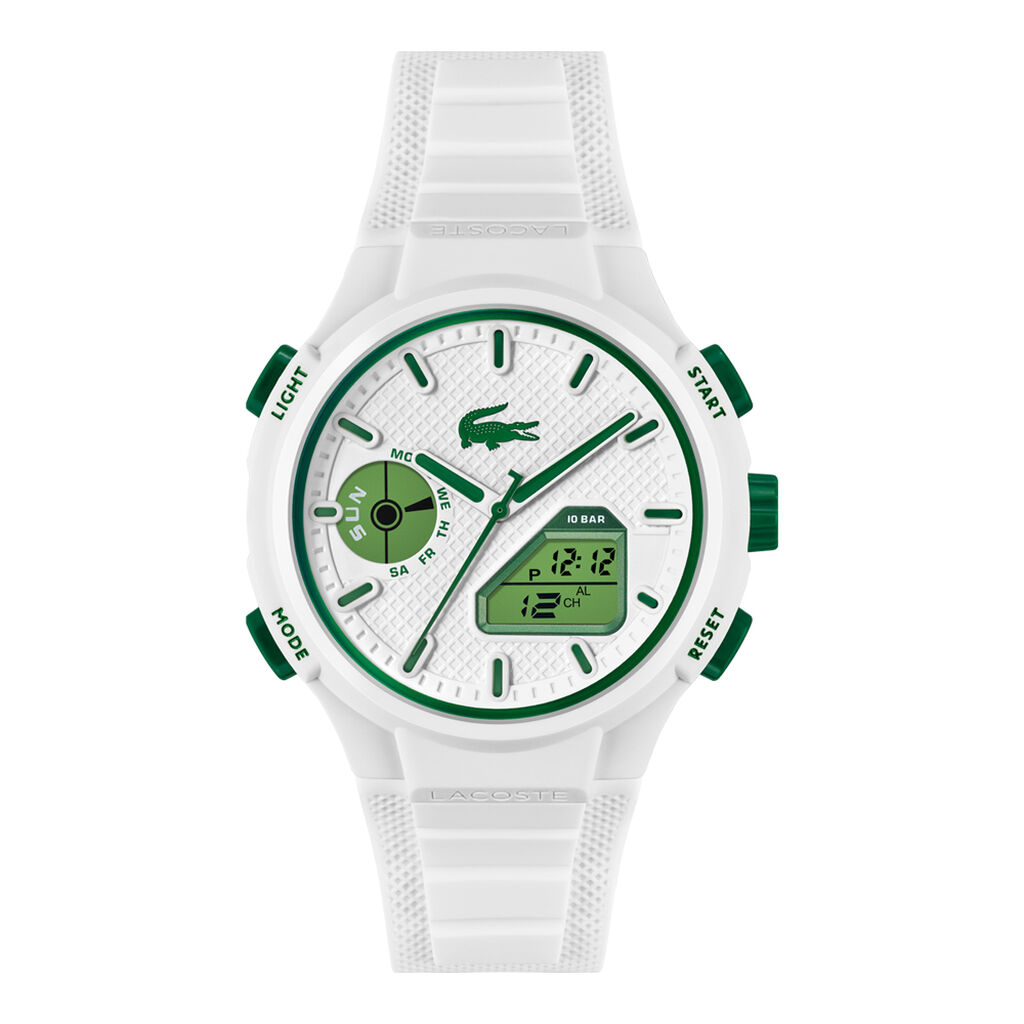 Montre Lacoste Lc33 Blanc - Montres digitales Homme | Histoire d&rsquo;Or
