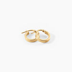 Cr&eacute;oles Cody Argent Dor&eacute; A L'Or 750/1000 - Cr&eacute;oles fantaisie Femme | Histoire d&rsquo;Or