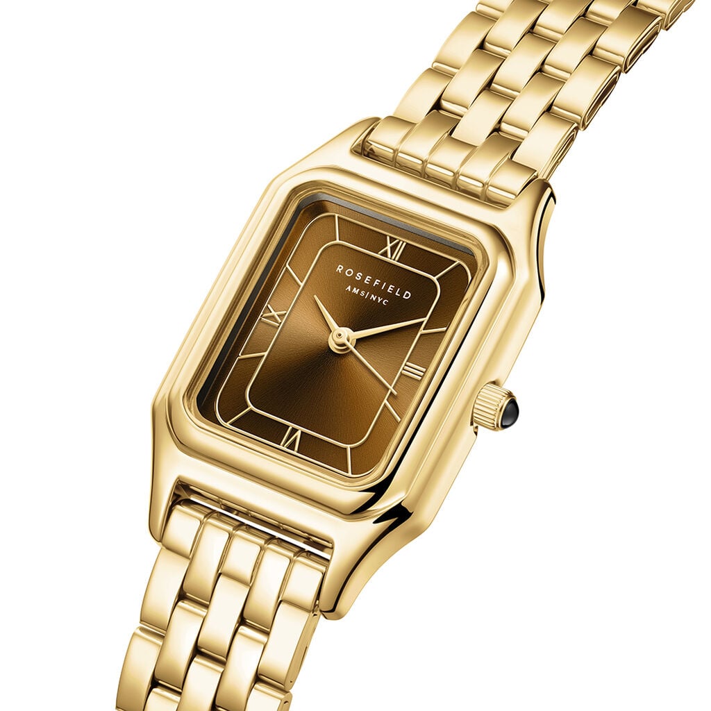 Montre Rosefield Ivy Marron - Montres &eacute;tanches Femme | Histoire d&rsquo;Or