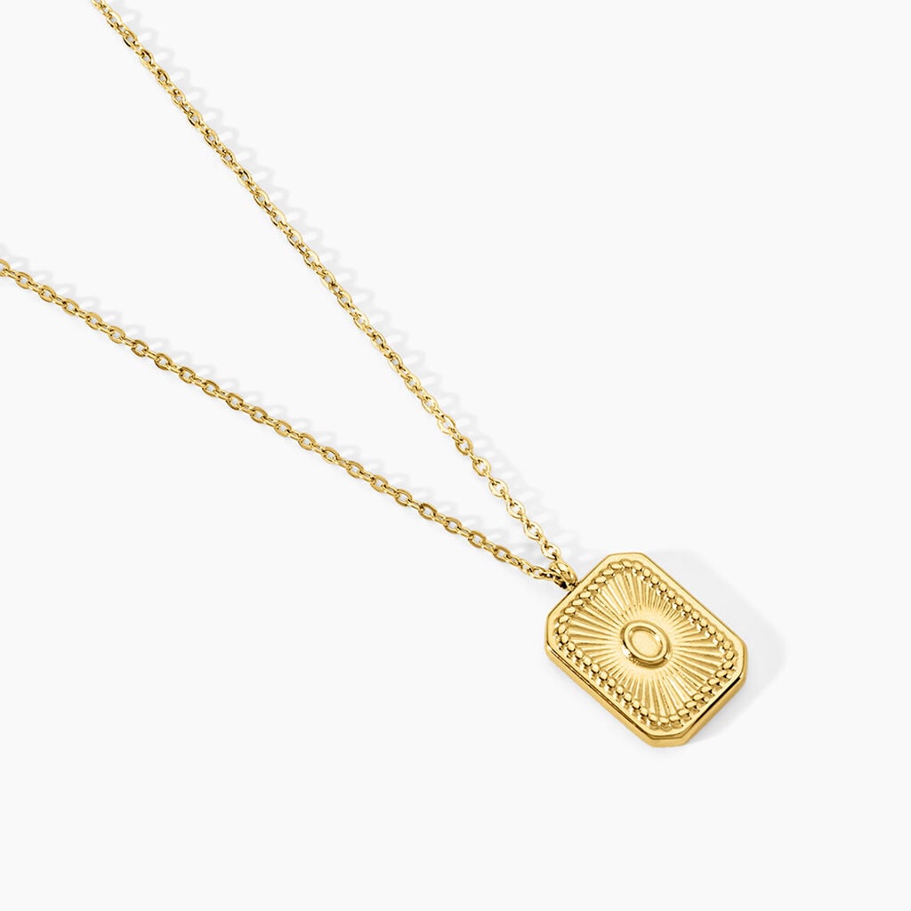 Collier Doria Acier Jaune - Colliers fantaisie Femme | Histoire d&rsquo;Or