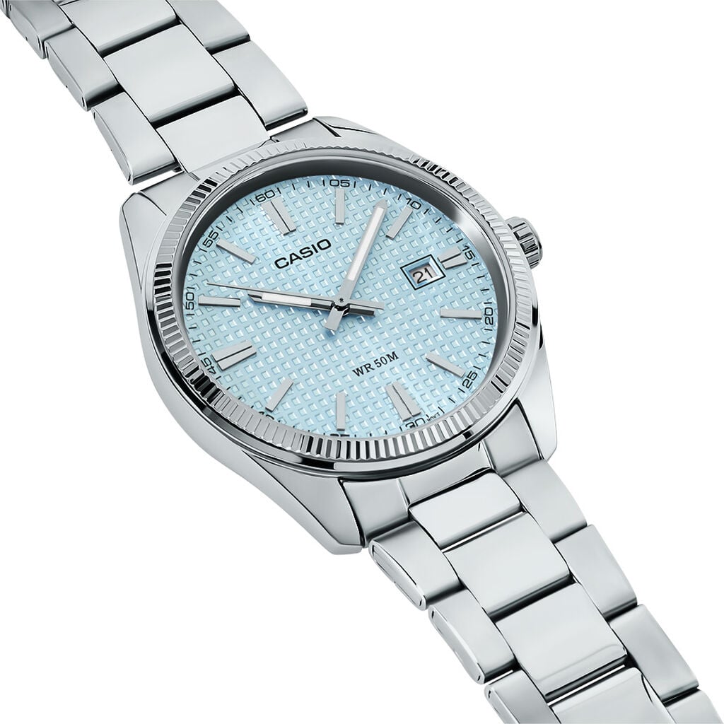 Montre Casio Collection Timeless Bleu Sky - Montres digitales Unisex | Histoire d&rsquo;Or