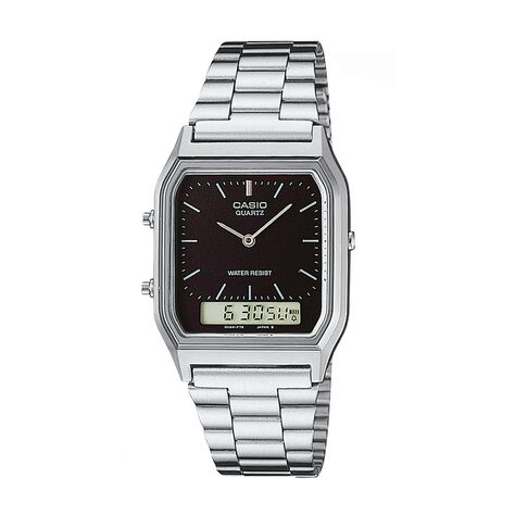 Montre Casio Collection Vintage Edgy Noir - Montres digitales Unisex | Histoire d&rsquo;Or