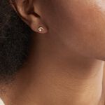 Boucles D'oreilles Puces Dyan Dauphin Or Jaune Perle De Culture - Clous d'oreilles Femme | Histoire d&rsquo;Or