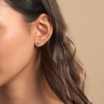 Boucles D'oreilles D&eacute;pareill&eacute;es Printemps Pr&eacute;cieux Or Jaune Am&eacute;thyste - Boucles d'oreilles empierr&eacute;es Femme | Histoire d&rsquo;Or