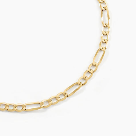 Cha&icirc;ne Cameo Maille Alternee 1/3 Or Jaune - Chaines Homme | Histoire d&rsquo;Or