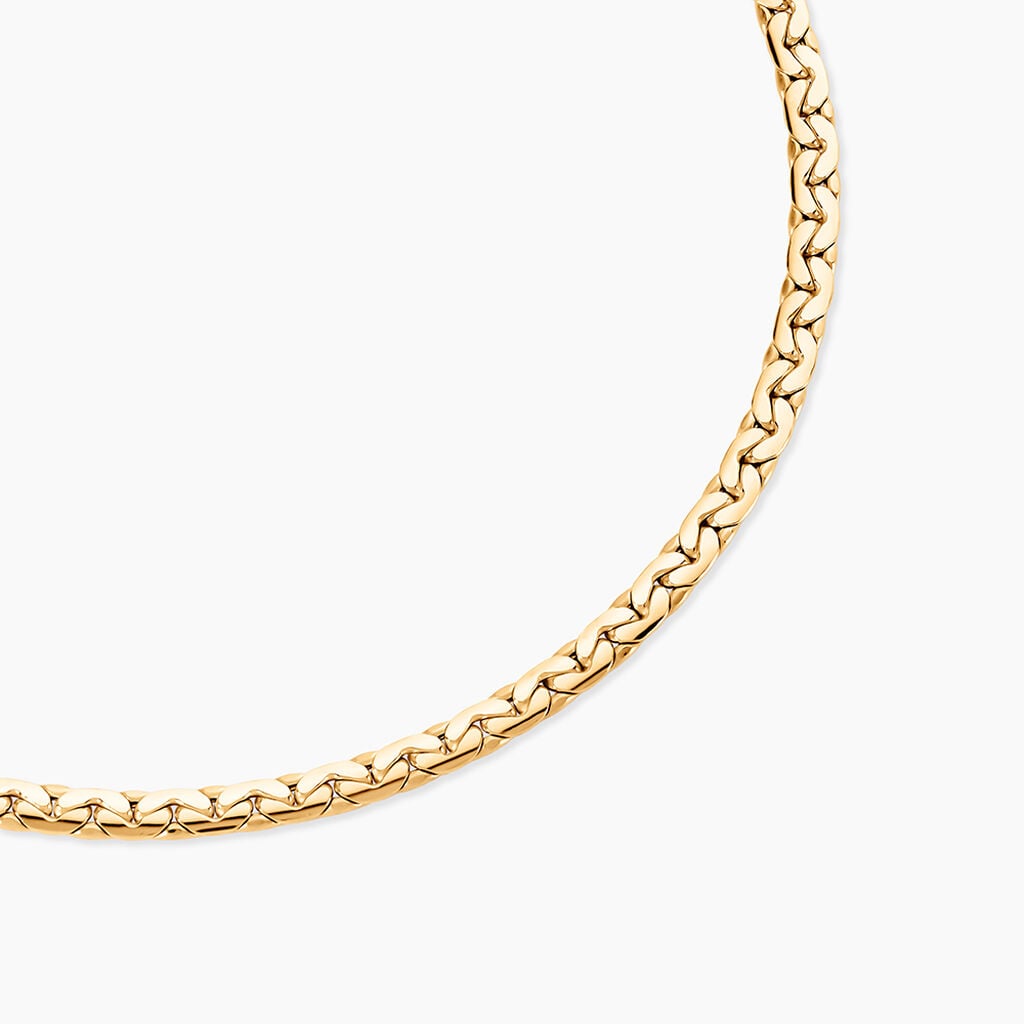 Collier Ivy Maille Haricot Or Jaune - Chaines Femme | Histoire d&rsquo;Or