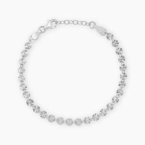 Bracelet Madisone Argent Blanc - Bracelets Medailles Femme | Histoire d&rsquo;Or
