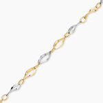 Bracelet Alejo Maille Fantaisie Or Bicolore - Bracelets Femme | Histoire d&rsquo;Or