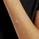 Bracelet Isabel Argent Blanc Oxyde De Zirconium - Bracelets Pierre Femme | Histoire d&rsquo;Or