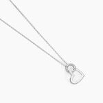 Collier Melesine Or Blanc Diamant - Bijoux Pierres Pr&eacute;cieuses Femme | Histoire d&rsquo;Or