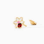 Boucles D'Oreilles Puces Chizoba Or Jaune - Boucles d'oreilles 18 carats Enfant | Histoire d&rsquo;Or