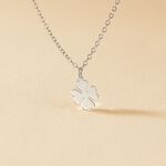 Collier Naomie Argent Blanc - Colliers fantaisie Femme | Histoire d&rsquo;Or