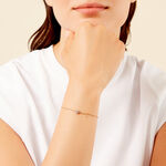 Bracelet Oliviane Argent Jaune Oxyde De Zirconium - Bracelets Pierre Femme | Histoire d&rsquo;Or