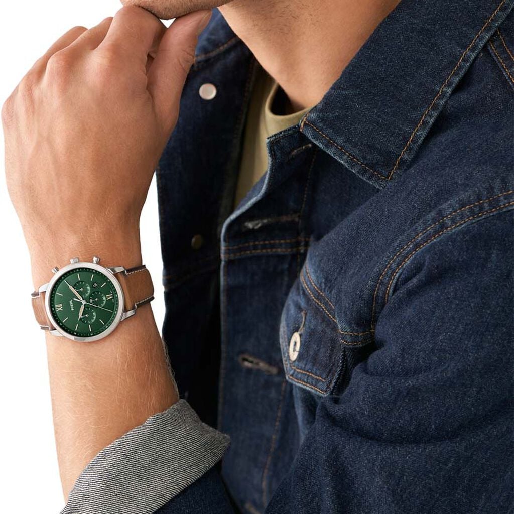 Montre Fossil Neutra Vert - Montres chronographes Homme | Histoire d&rsquo;Or