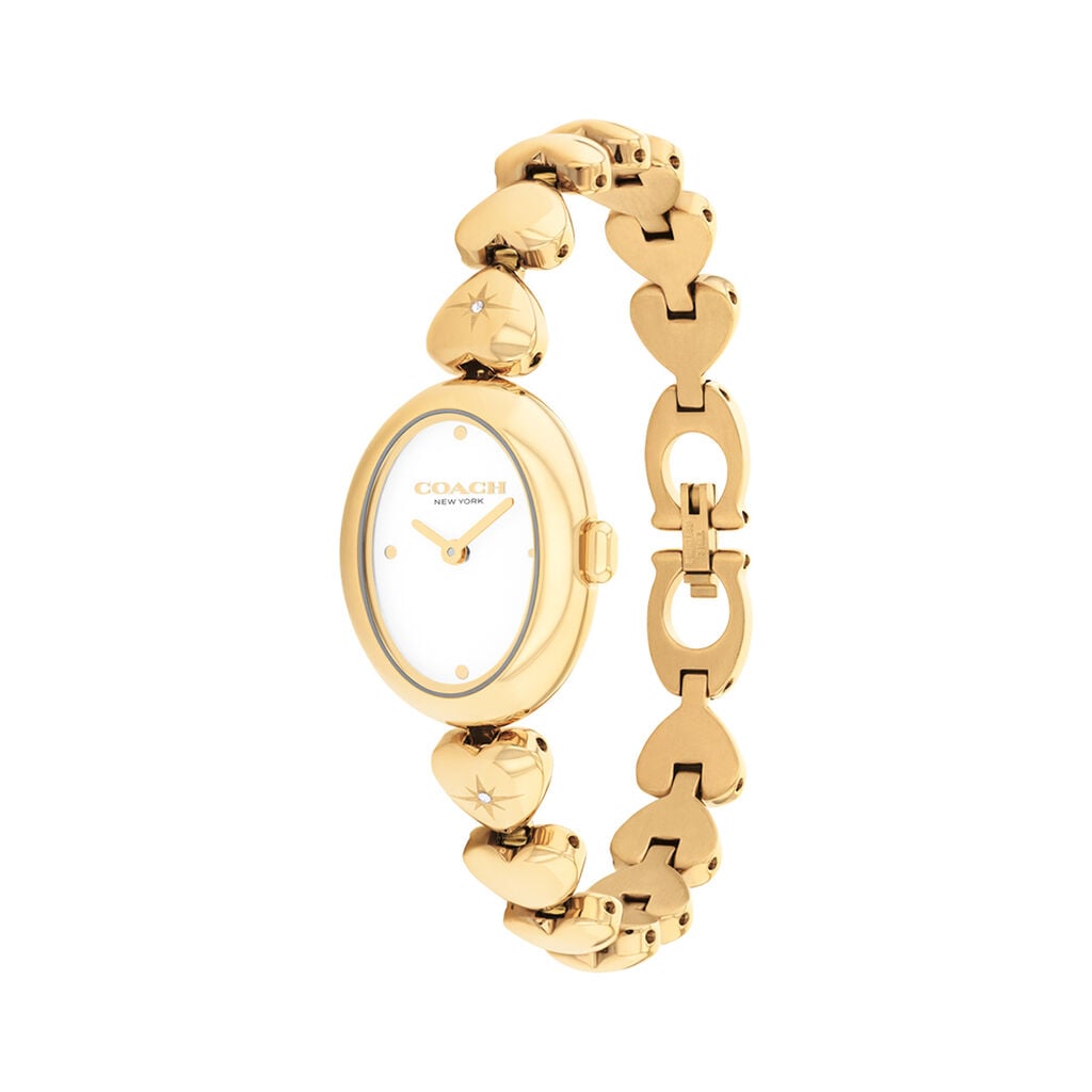 Montre Coach Sammy Blanc - Montres &eacute;tanches Femme | Histoire d&rsquo;Or