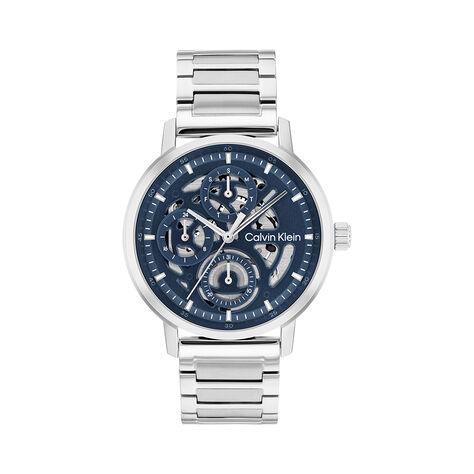 Montre Calvin Klein Gauge Multifonctions Bleu - Montres &eacute;tanches Homme | Histoire d&rsquo;Or