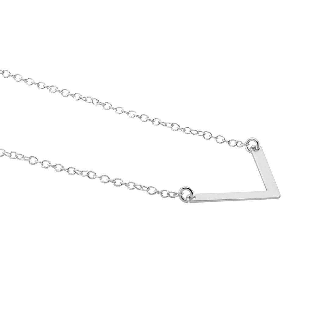 Collier Argent Blanc  Lakia - Colliers fantaisie Femme | Histoire d&rsquo;Or