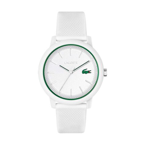 Montre Lacoste 12.12 Blanc - Montres &eacute;tanches Homme | Histoire d&rsquo;Or