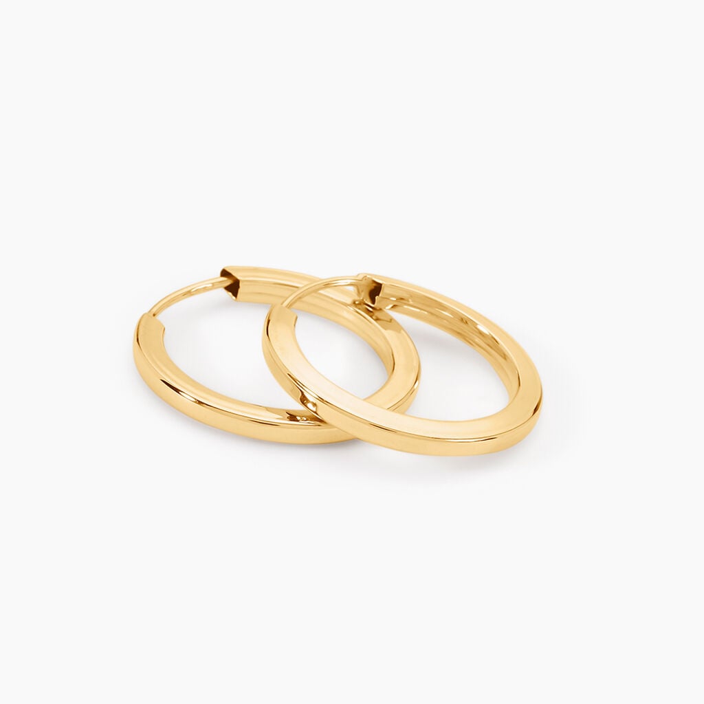 Cr&eacute;oles Benedikta Or Jaune - Boucles d'oreilles cr&eacute;oles Femme | Histoire d&rsquo;Or