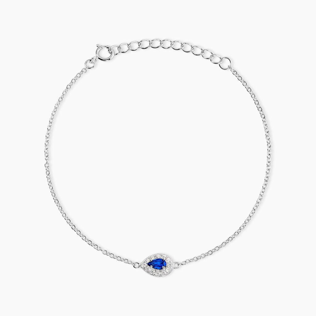 Bracelet Tania Argent Blanc Oxyde De Zirconium - Bracelets Pierre Femme | Histoire d&rsquo;Or